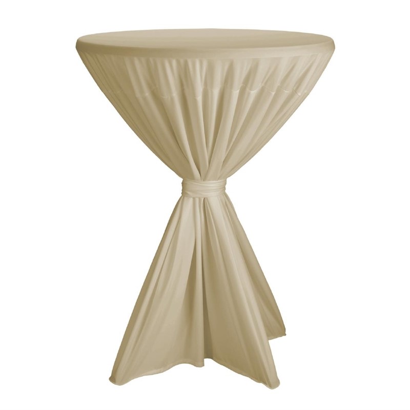 Tischdecke Stehtisch Fiesta beige